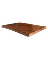 Solid Wood Live Edge Coffee Table Top - Desk - Pub Dining - Tabletop 48&quot; - $939.51