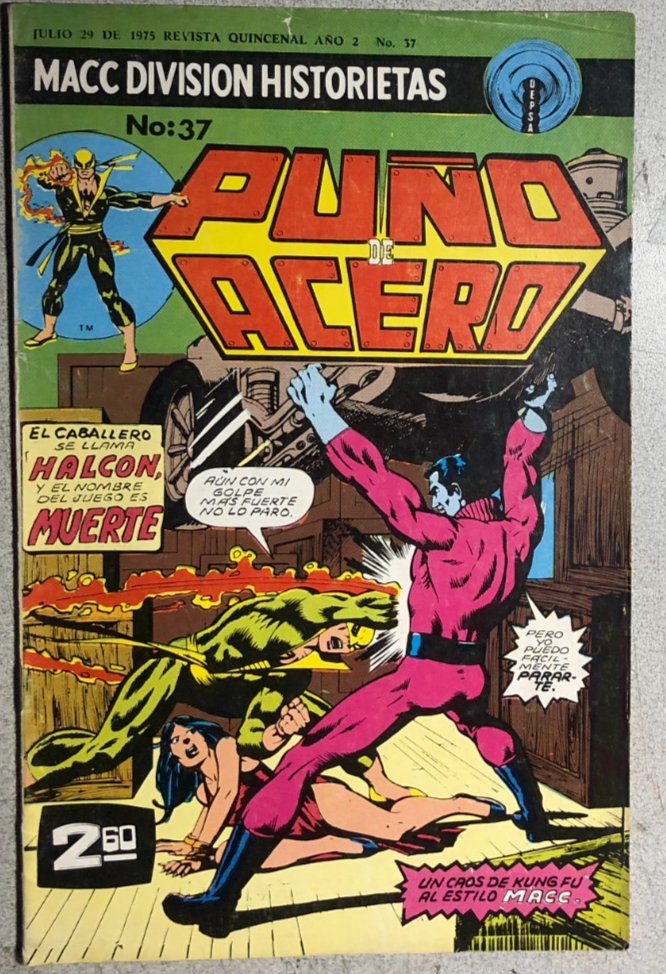 IRON FIST 37 (1975 Mexico) Spanish language comic book FINE