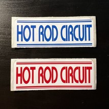 Hot Rod Circuit Early Rare Stickers Indie Rock Emo Hrc 1999 Lot Of 2 Red Blue - £10.39 GBP