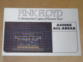 PINK FLOYD Momentary Lapse Of Reason Tour Access Pass Sticker David Gilm... - $12.77