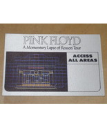 PINK FLOYD Momentary Lapse Of Reason Tour Access Pass Sticker David Gilm... - $12.77