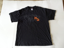 Harley-Davidson Motorcycle Men's S/S T-shirt X Large Black-Hartford WI - £15.98 GBP