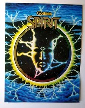 Spirit Pinball Flyer Original 1982 Game Fantasy Promo Artwork Retro Vintage - £39.70 GBP