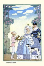 Elizabethan England by George Barbier - Art Print - £17.42 GBP+