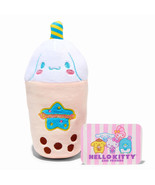 Hello Kitty Plush Toy Boba Tea. Sanrio. 10 inch. Cinnamoroll. NWT - £16.87 GBP