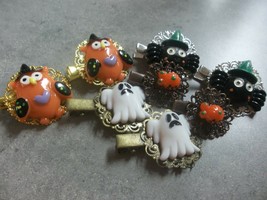 Jewelry Hair clips assorted Halloween 4 sets  alligator clamp style ador... - $14.24