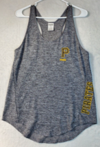 PINK Victoria&#39;s Secret Tank Top Womens Small Gray Pirates Sleeveless Wide Straps - $9.29