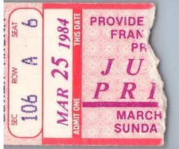 Judas Priest Concert Ticket Stub March 25 1984 Providence Rhode Island - £27.23 GBP