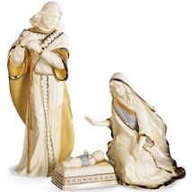 Lenox First Blessing Holy Family Figurines Nativity Mary Joseph Baby Jesus NEW - £155.04 GBP