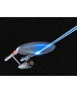 1966&#39;s STAR TREK starship Enterprise fires phasers color 8x10 scene - $152.12 MXN