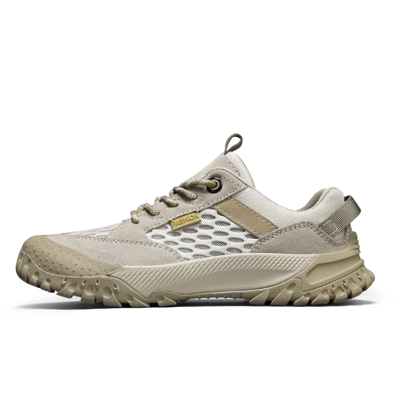 Outdoor Shoes for Men Genuine Leather Summer Flats Comfortable Men&#39;s Cas... - $92.01