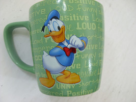 Disney Parks Mug Donald Duck Green 3-D coffee tea - £11.01 GBP