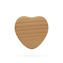 Unfinished Unpainted Wooden Heart Shape Plaque DIY Unpainted Craft 6 Inches - £18.79 GBP