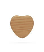 Unfinished Unpainted Wooden Heart Shape Plaque DIY Unpainted Craft 6 Inches - £19.11 GBP