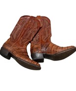 Dan Post Men’s Size 8.5 Real Caiman Alligator Cowboy Boots – Leather Soles - $2,373.84 MXN