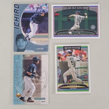 Ichiro Suzuki Seattle Mariners Baseball Cards Lot Of 4 Includes Rookie Card - £7.10 GBP