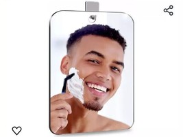 Fogless Shower Shaving Mirror Wall Hanging- Anti-Fog Mirror For Bathroom 17X13cm - £5.09 GBP