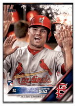 2016 Topps Holiday Aledmys Diaz  St. Louis Cardinals #HMW62 Baseball
  card   MA - £1.10 GBP