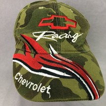 Chevrolet Racing Logo Green Camo Adjustable Strapback CAP/HAT - $7.15