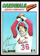 St Louis Cardinals John Denny 1977 Topps #541 ex ! - £0.51 GBP