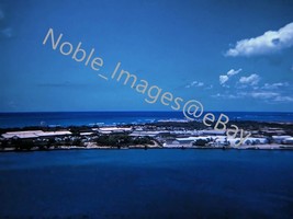 1963 Honolulu Harbor Aerial View Naval Base Hawaii Kodachrome 35mm Slide - £4.34 GBP