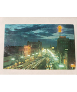 Vintage Postcard - Fargo at Night 1960 - Bert Nauer Enterprises - £11.72 GBP