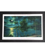 Hotel Oakwood Park Night View Lake Wawasee Syracuse Indiana IN Postcard ... - £7.02 GBP