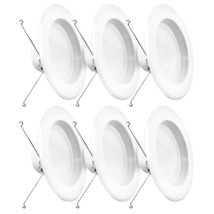 Feit Electric LED Recessed Downlight, fit Most 5-6&quot; Housing Cans, Baffle... - £59.94 GBP