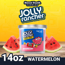 Candle - Watermelon Scented Candle 14 Oz -JOLLY Rancher Watermelon 14 Oz - £14.02 GBP