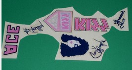 Kiss Tattoos Vintage 1977 Casablanca Used Sheet 7 Remaining - $12.99