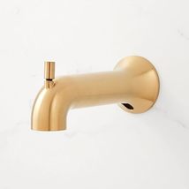 Signature Hardware 483924 Lexia 6-7/8&quot; Non-Diverter Tub Spout - Brushed Gold - £60.01 GBP