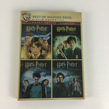 Harry Potter 4 Film 1-4 Years 4 Disc Set DVD Stone Secrets Prisoner Goblet Fire - £11.82 GBP