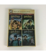 Harry Potter 4 Film 1-4 Years 4 Disc Set DVD Stone Secrets Prisoner Gobl... - £11.64 GBP