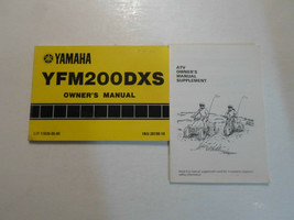 1986 Yamaha YFM200DXS Owners Manual Factory Oem Book 86 2 Vol Set Dealership - $22.45