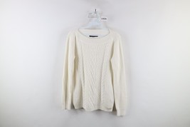 Vintage Tommy Hilfiger Womens Small Blank Donegal Chunky Knit Fisherman ... - $39.55