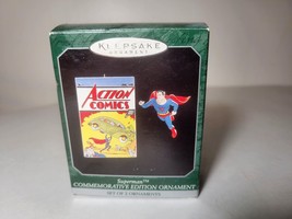 HALLMARK 1998 SUPERMAN COMICS COMMEMORATIVE EDITION ORNAMENT -SET OF 2 O... - £9.74 GBP