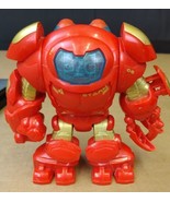 Marvel Super Hero Squad Iron Man Hulk Buster Armor W/ Spinning Fist Acti... - $169.16 MXN