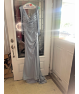 LADIVINE Cinderella Divine Gown Blue Stretch Off Shoulder Women 12 Prom ... - $64.92 CAD