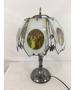 OK Lighting Native Man/Woman Romantic Stain Glass Touch 3 Way Table Desk... - $48.51