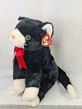 Ty Zip Black Cat Plush 10 Inch 1999 Stuffed Animal Toy - $26.95