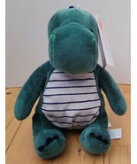 Carters Just One You Musical Green Navy Plush Stuffed Dino Baby Toy Dino... - $29.99