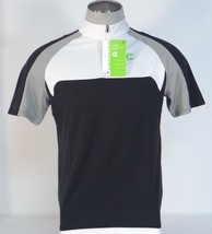 Cannondale Men&#39;s 1/4 Zip Ride Black &amp; White Short Sleeve Cycling Jersey NWT - £47.80 GBP