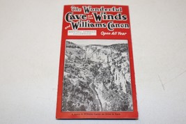 Vintage 1950s The Wonderful Cave of the Winds Manitou Springs Colorado Brochure - £3.88 GBP
