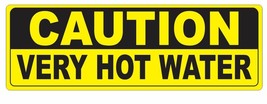 Caution Very Hot Water Sticker D3661 - £2.35 GBP+