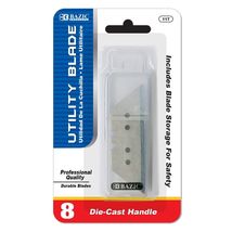 BAZIC Utility Knife Blade Razor Replacement Blades, Carbon Steel Box Cutter - €2,65 EUR BAZIC Utility Knife Blade Razor Replacement Blades, Carbon Steel Box Cutter - €2,65 EUR