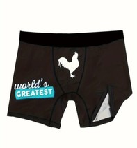 Men’s Boxer Size Large Funny “Worlds Greatest”  - $12.82