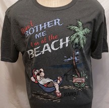 NWT Disney Store Grumpy Don&#39;t Bother Me I&#39;m At the Beach Shirt Sz XL Hawaii - £31.13 GBP