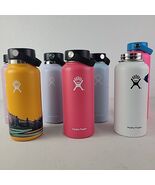 Hydro Flask Lot 32 40 oz Water Bottle Wide Mouth 7 Multi Color EUC - $48.95