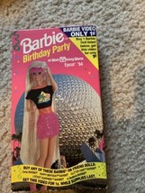 Barbie Birthday Party at Walt Disney World Epcot &#39;94 (VHS, 1993) Vintage - £4.72 GBP