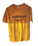 Amazon Shirt Small Yellow-Orange Amazon Fulfillment Employee Cotton Logo... - €11,48 EUR